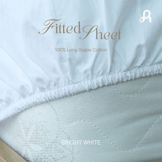 Fitted Sheet - ผ้าปูที่นอน ผ้าฝ้ายแท้ 100% Long-staple cotton