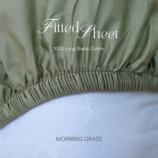 Fitted Sheet - ผ้าปูที่นอน ผ้าฝ้ายแท้ 100% Long-staple cotton